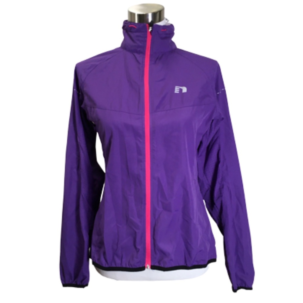 NEWLINE Large purple zip up jacket windbreaker